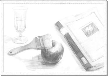 美術大学に合格したAさんから贈られた素敵な絵